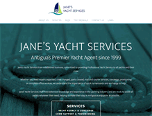 Tablet Screenshot of janesyachtservices.com